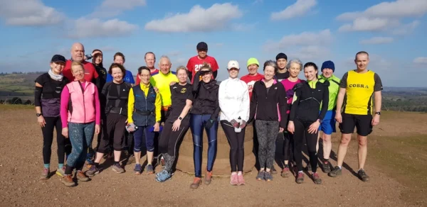 Cobra runners on Clent Hills in the summer
